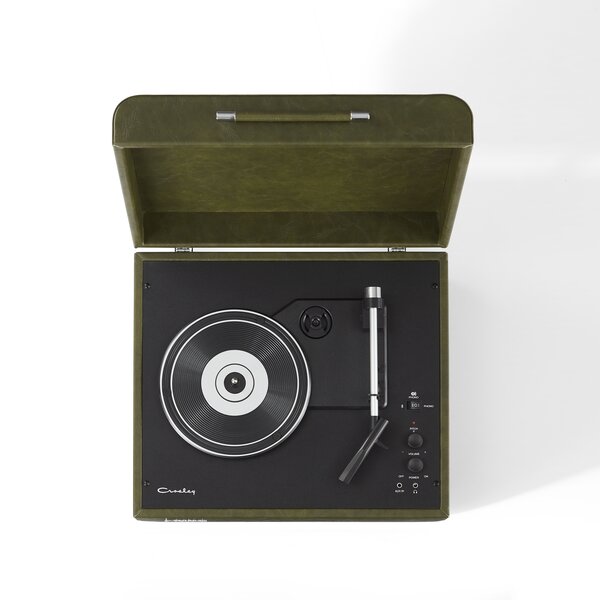 Portable Decorative Record Player with Bluetooth